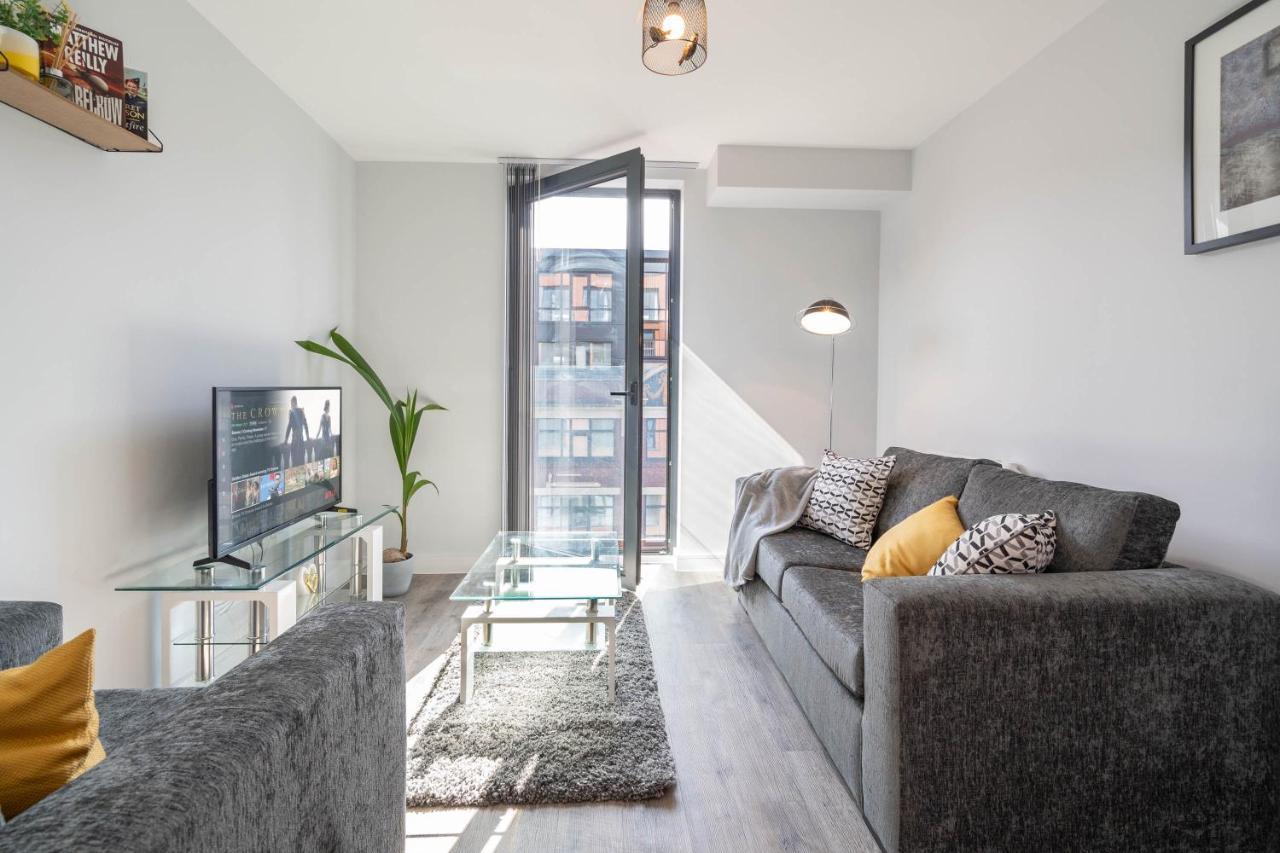 New Build - 2 Bed Snug Modern Apartment - Juliet Balcony - Roof Top Terrace - Digbeth, Birmingham City Centre - Free Netflix & Smart Tv Exterior foto